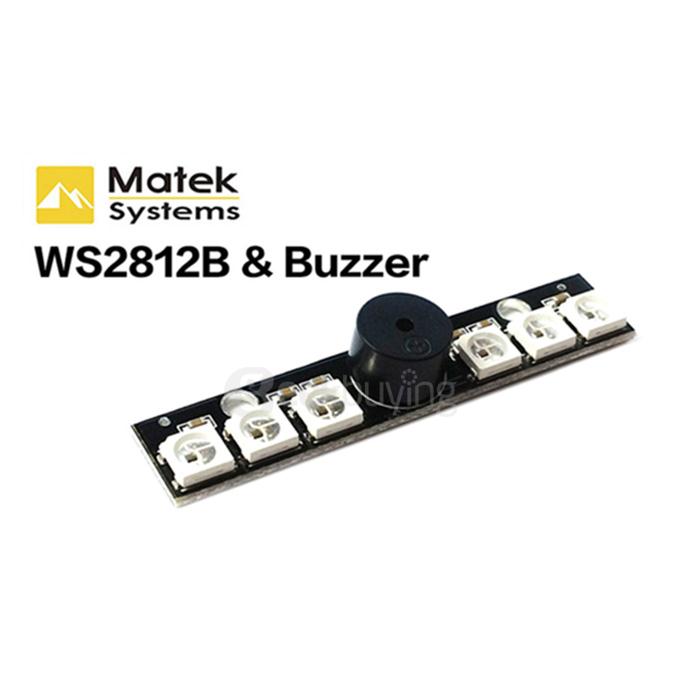 Matek WS2812B LED Board With 5V Buzzer For Naze 32 Skyline 32 Flight Controller