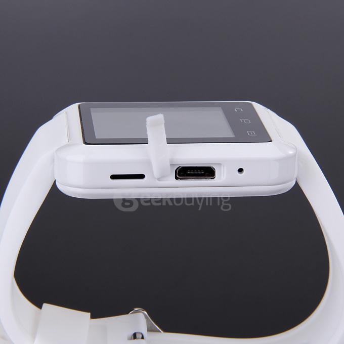 U8 U Watch MTK Bluetooth Smart Watch for iPhone Samsung S4/Note5 Android Smartphones - White