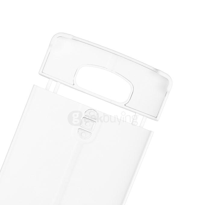 External Backup Battery 5V 0.5A Output Li-ion Polymer 3800mAH Case with Back Home Button For LG G4 Smartphone - White