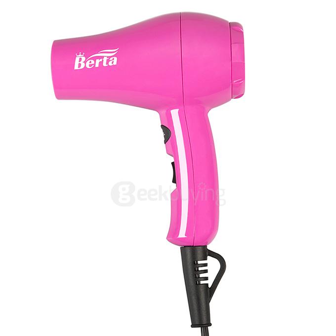 Berta-101 800W Mini Anion Hair Dryer - US Plug