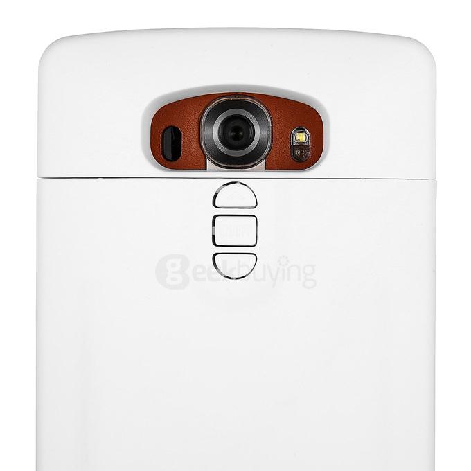 External Backup Battery 5V 0.5A Output Li-ion Polymer 3800mAH Case with Back Home Button For LG G4 Smartphone - White