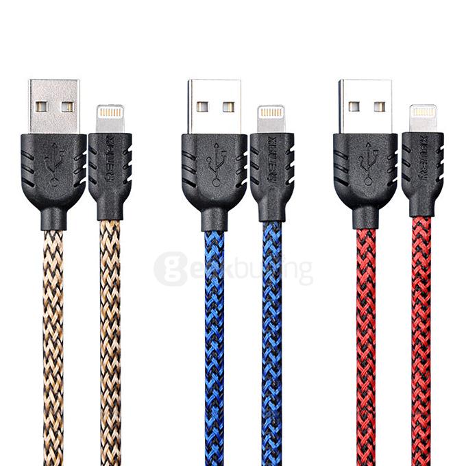 Remax Nylon Fiber 2.1A Double Sided USB Cable