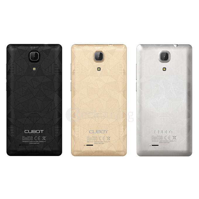 [HK Stock] CUBOT P11 5.0inch Android 5.1 Smartphone MT6580 Quad Core 1.3GHz 1GB RAM 8GB ROM 3G GPS 13.0MP Camera Hotknot OTG -Black
