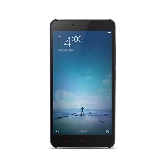 Original XIAOMI Silicone Case Cover Protective Skin Case for Xiaomi Redmi Note 2 - Black