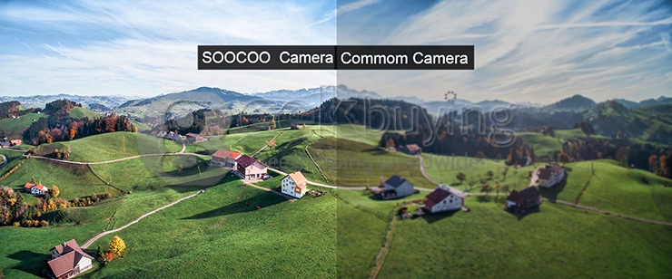 New SOOCOO S70 NTK96660 2K Resolution H.264 Action Camera Waterproof 60M Build-in WIFI Camera with Watch Remote Control