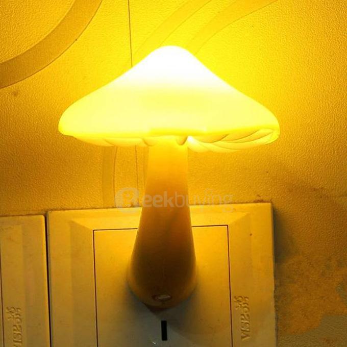 [Wholesale] 10 pcs Mini Mushroom Wall Night Light Light-controlled Bedroom Lamp