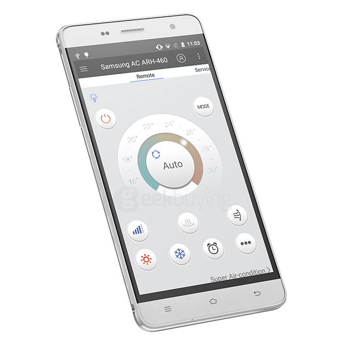 CUBOT H1 5.5inch IPS HD 4G FDD-LTE Android 5.1 2GB 16GB Smartphone 64bit MT6735P Quad Core 5200mAh Battery - White