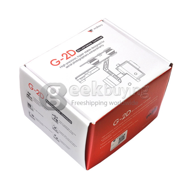 Walkera G-2D 2 Axis Brushless Gimbal For GOPRO Hero 3 Camera