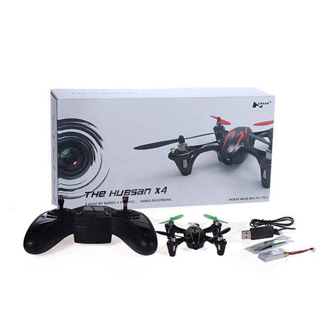 Hubsan X4 H107C 4CH RC Quadcopter 2.4G 6 Axis Gryo 0.3MP Camera RTF - Black & Green