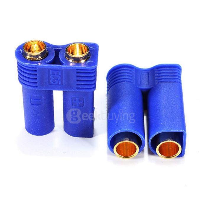 Amass Ec5 5mm Bullet Connector Male Female Plugs 1 Pair 