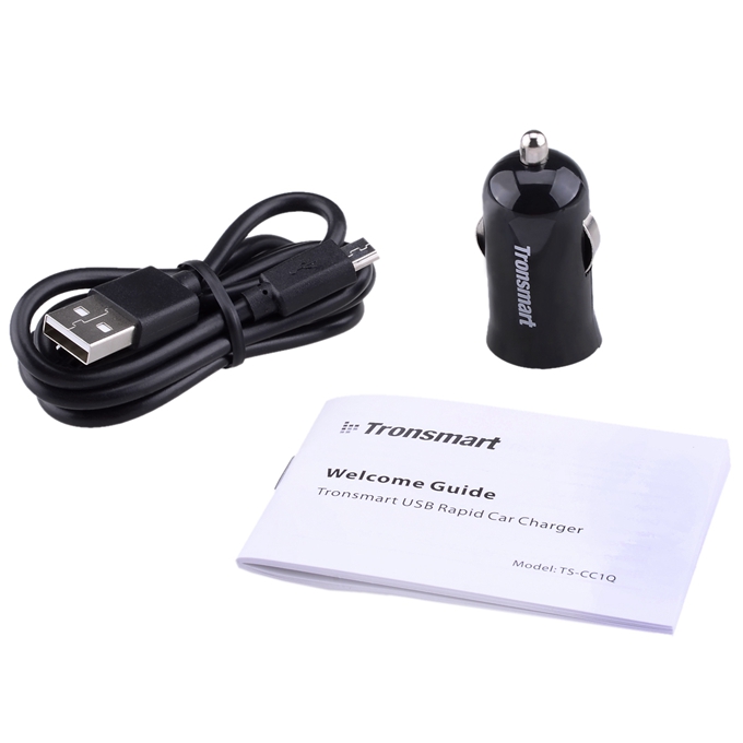 [Spain Stock] Tronsmart Quick Charge 2.0 18W USB Car Charger for Samsung Galaxy S6,S6 Edge,Note 4,Note Edge/ Google Nexus 6/ Sony Xperia Z4,Z3/ HTC One M9,One M8/ Xiaomi Mi3,Mi4,Mi Note/ Asus Zenfone 2 and more