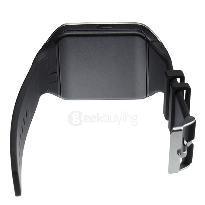 Q18 MTK6260A 1.3MP Camera TF Card and SIM Card Slot NFC Bluetooth 3.0 Smartwatch Smart Phone for Android and IOS - Silver