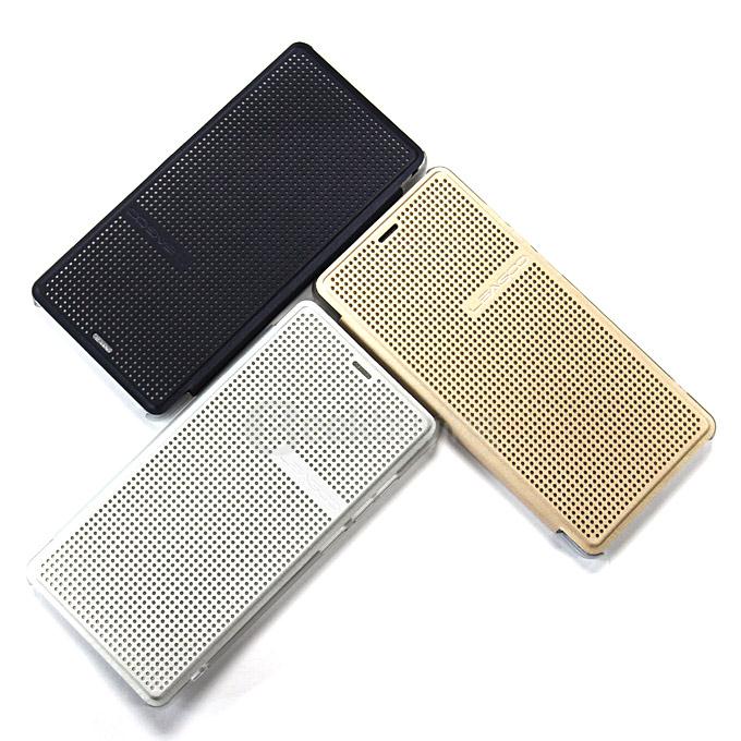 Original Protective PU Leather Hard Flip Cover Case with Back Shell for LEAGOO Elite 1 Smartphone - Black