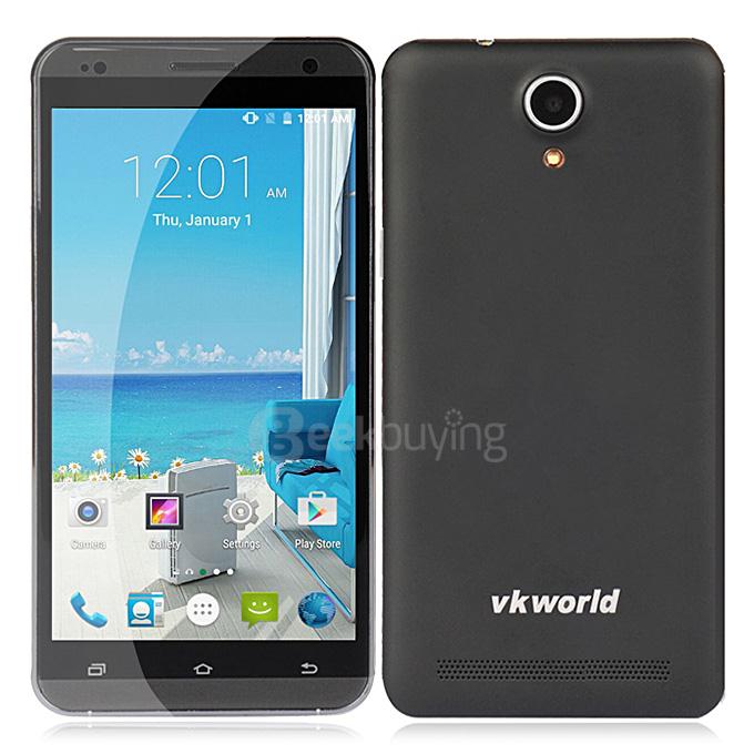VKWORLD VK700 Pro 5.5inch MTK6582 Quad Core 1.3GHz Android 4.4 Smartphone 1GB 8GB 3G GPS Smartwake Gorilla Glass - Black