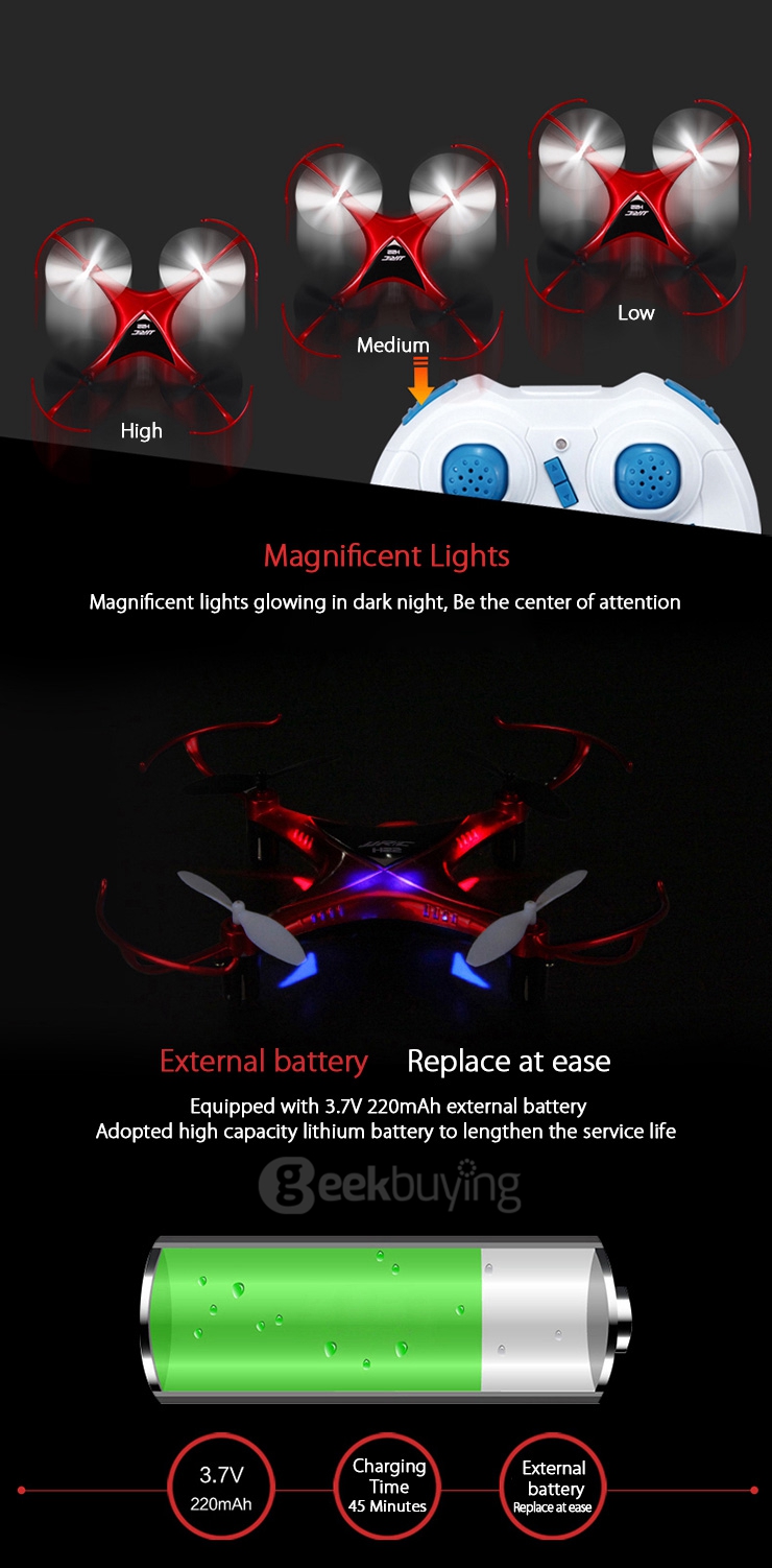JJRC H22 3D Inverted Fly 2.4G 4CH 6-Axis Mini RC Quadcopter RTF