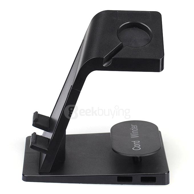 Itian A16 Charging Dock Station Holder for Apple iPhone iWatch iPad - Black