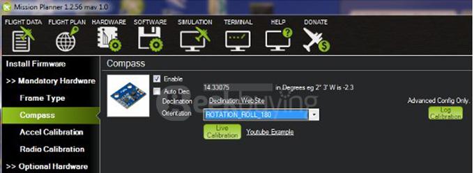 Mini APM V3.1 Flight Controller With Neo-6M GPS For Multicopters