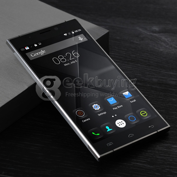 [HK Stock] DOOGEE F5 5.5Inch FHD SHARP Screen Android 5.1 3GB RAM 16GB ROM Smartphone 64bit MT6753 Octa Core Touch ID - Silver