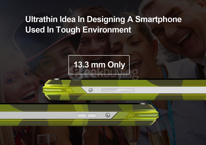 Blackview BV5000 4G LTE IP67 Waterproof 5.0inch Android 5.1 2GB 16GB Smartphone MT6735P Quad Core 1.0GHz 8.0MP 4780mAh - Black