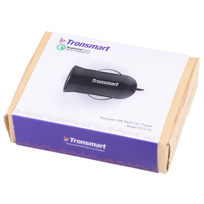[Spain Stock] Tronsmart Quick Charge 2.0 18W USB Car Charger for Samsung Galaxy S6,S6 Edge,Note 4,Note Edge/ Google Nexus 6/ Sony Xperia Z4,Z3/ HTC One M9,One M8/ Xiaomi Mi3,Mi4,Mi Note/ Asus Zenfone 2 and more