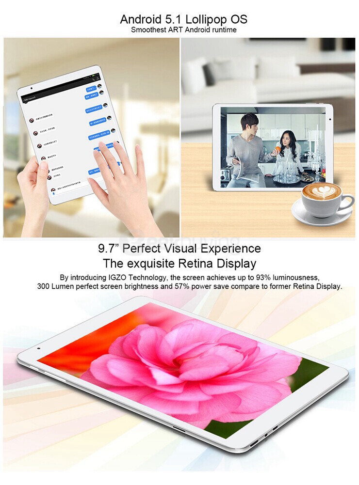 [Spain Stock]Teclast X98 Pro Dual OS Windows10 & Android5.1 4GB/64GB 9.7