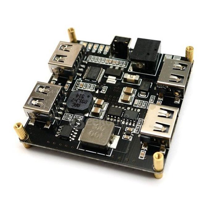 Matek DC-DC USB Power Adapter LiPo to USB Converter 6A 4 Ports PCB