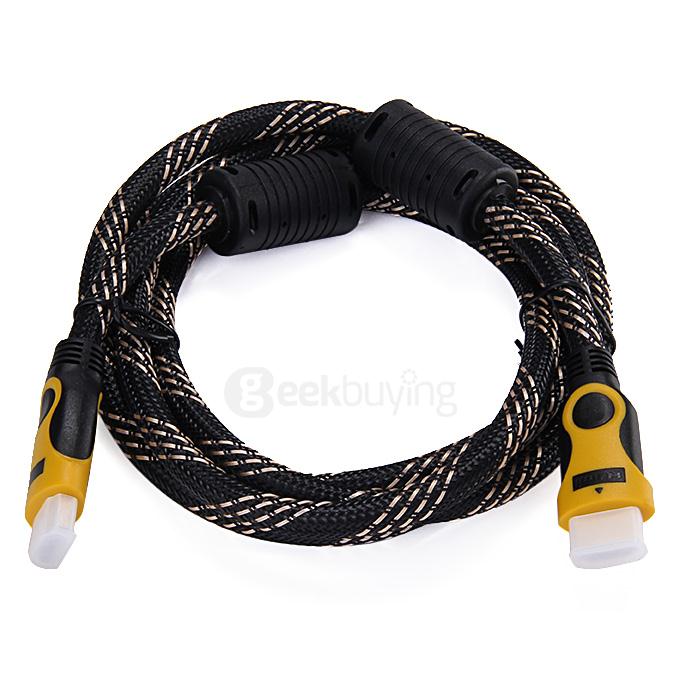 [Wholesale] 10pcs ULT-unite HD-1004 V1.4 HDMI Cable with Gold-plated Connector Computer Connection Cable TV 3D Video Signal Line - 1.5M