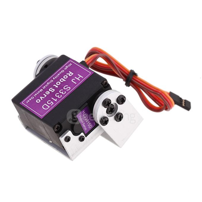 HJ S3315D High Performance Full Metal 15KG Torque 180 Degrees Rotating Brushless Motor Digital Robot Servo With Straight Mounting