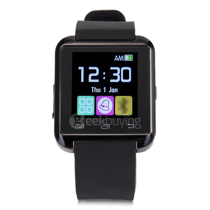 U8 U Watch MTK Bluetooth Smart Watch for iPhone Samsung S4/Note5 Android Smartphones - Black