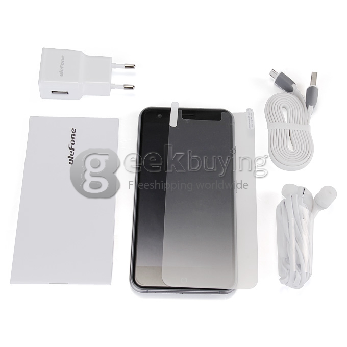 [Spain Stock] Ulefone Paris 5inch Android 5.1 2GB 16GB 4G Smartphone 64Bit MTK6753 Octa Core 13.0MP OTG Miracast Hotknot Gorilla 3 - Black