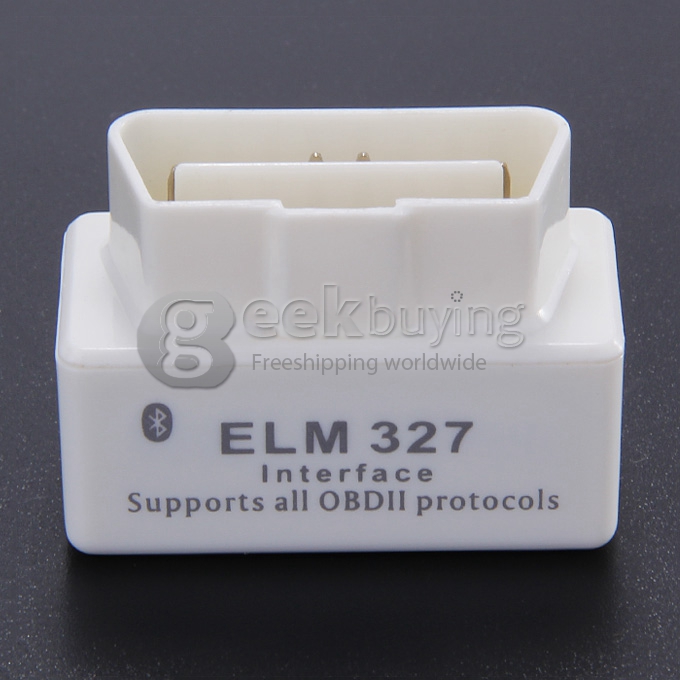 New Mini ELM327 V1.5 Bluetooth OBD2 OBD-II Car Auto Diagnostic Scanner Tool - White