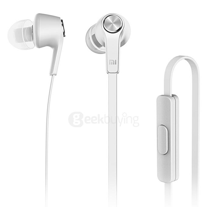 Original Xiaomi Piston III Dazzle Edition Earphones With Mellow Bass/Remote Mic For Android iOS - White