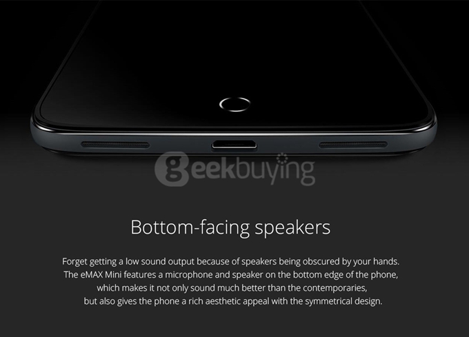 UMI EMAX Mini 4G LTE 5.0inch FHD Android 5.0 2GB 16GB Smartphone 64bit Qualcomm 615 Octa Core 1.5GHz 13.0MP OTG - Black