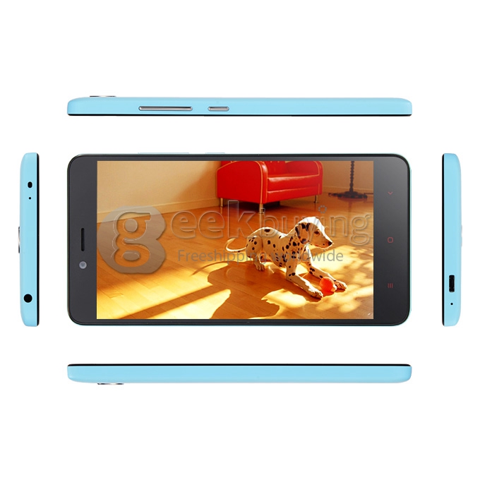 Xiaomi Redmi Note 2 Standard 4G Smartphone 5.5 Inch FHD Screen 2GB 16GB 64bit Helio X10 Octa Core 3060mAh 13.0MP - Blue