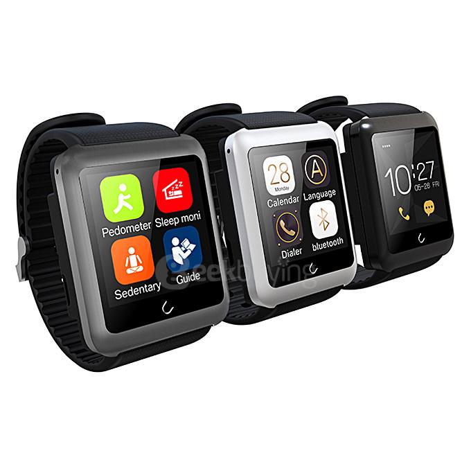U11 U Watch Smart Watch with  MTK2502C Removable SIM Card BT 4.0 for Android iPhone iOS  - Black