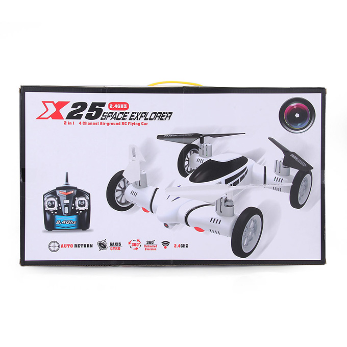 SongYang X25 8CH 2.4G 4Axis 3D Roll RC Flying Car with 2MP Camera RTF