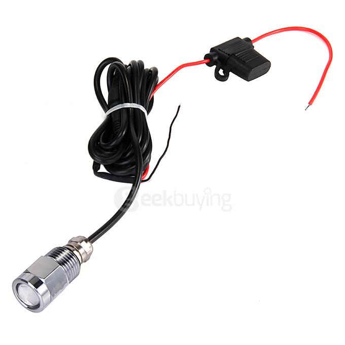 9W IP68 Boat Drain Plug Light Yacht Boat LED Light Underwater Light - Blue Light