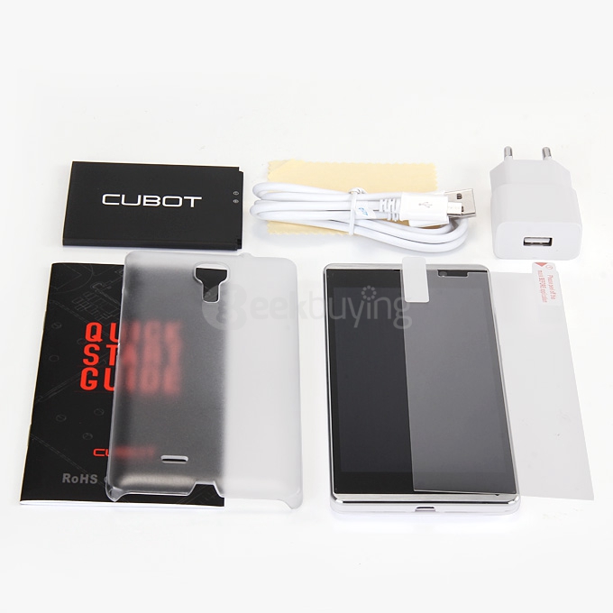 [HK Stock] CUBOT P11 5.0inch Android 5.1 Smartphone MT6580 Quad Core 1.3GHz 1GB RAM 8GB ROM 3G GPS 13.0MP Camera Hotknot OTG -White