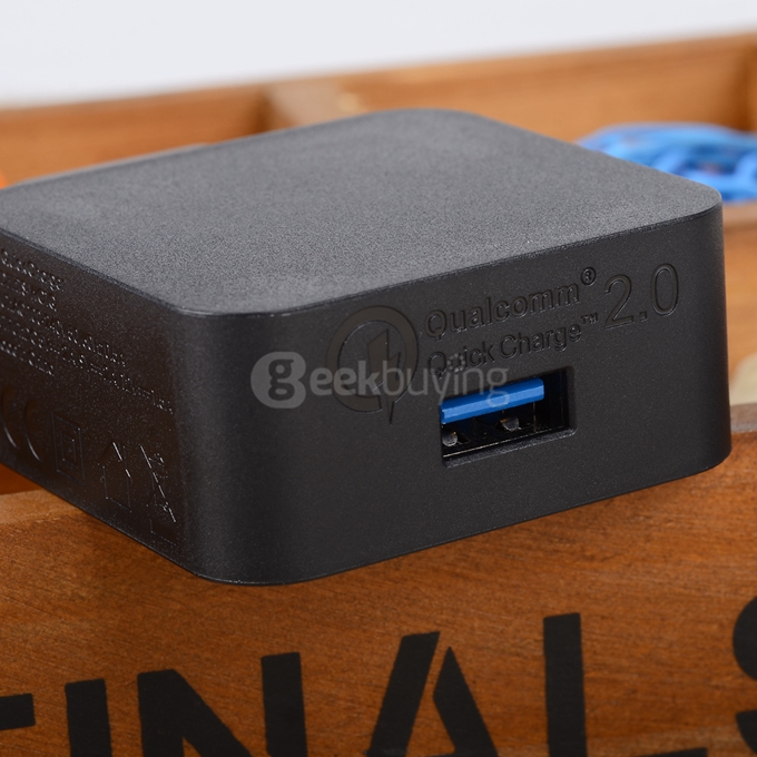 Tronsmart Quick Charge 2.0 18W AC Home Wall Travel USB Charger Fast Charger for Galaxy S6/S6 Edge, Note 4/Edge, Google Nexus 6, HTC M9, Xperia Z3/Z2 , Sharp Aquos Pad/Zeta,Xiaomi - EU Plug