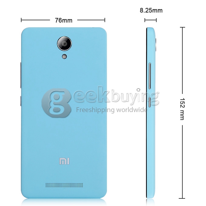 Xiaomi Redmi Note 2 Standard 4G Smartphone 5.5 Inch FHD Screen 2GB 16GB 64bit Helio X10 Octa Core 3060mAh 13.0MP - Blue