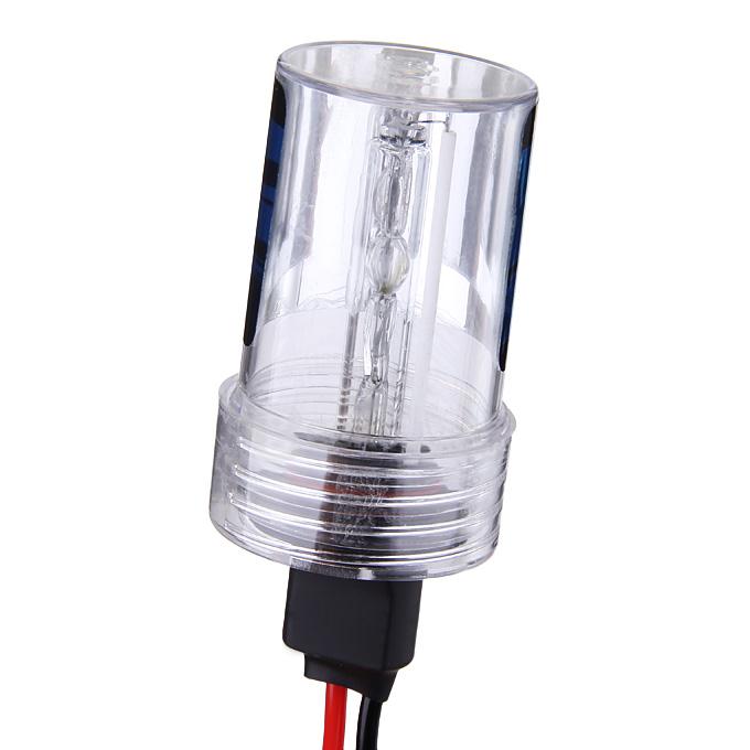 6000K 9005 55W 12V Xenon HID Kit Car Headlight Slim Ballast Xenon Bulb White light - Black + White