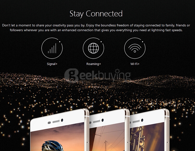 [HK Stock]HUAWEI P8 5.2inch FHD Android 5.0 3GB 16GB 4G LTE Smartphone 0.8mm Narrow Frame Hisilicon Kirin 930 Octa Core 2.0GHz Smart WiFi - Gray