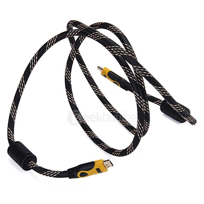 [Wholesale] 10pcs ULT-unite HD-1004 V1.4 HDMI Cable with Gold-plated Connector Computer Connection Cable TV 3D Video Signal Line - 1.5M