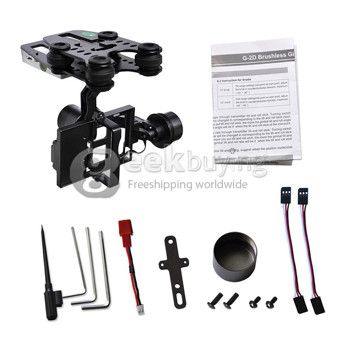 Walkera G-2D 2 Axis Brushless Gimbal For GOPRO Hero 3 Camera