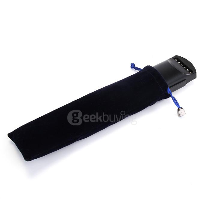 Portable Pocket Guitar Acoustic Guitar Practice Tool Gadget 6 Steel Strings 4 Fret Model with 2 Picks for Beginner - Black