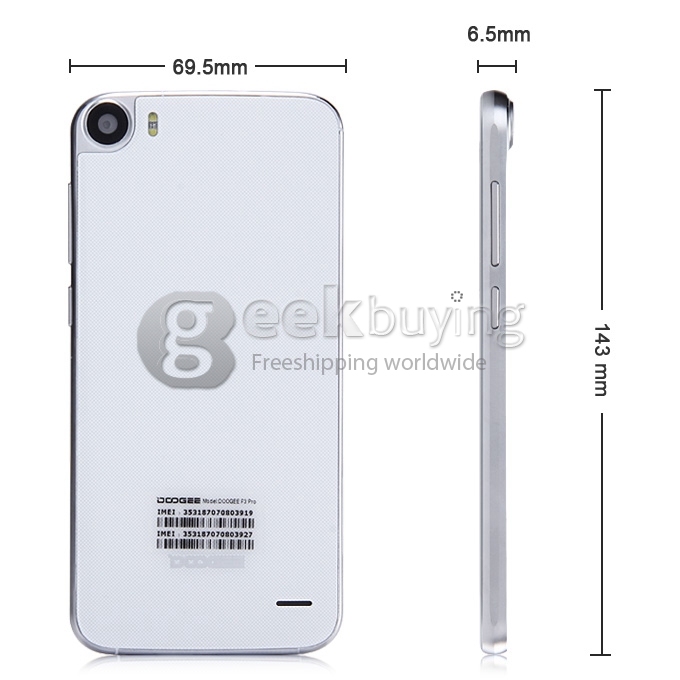 [HK Stock] (Package B)DOOGEE F3 Pro 4G 5.0