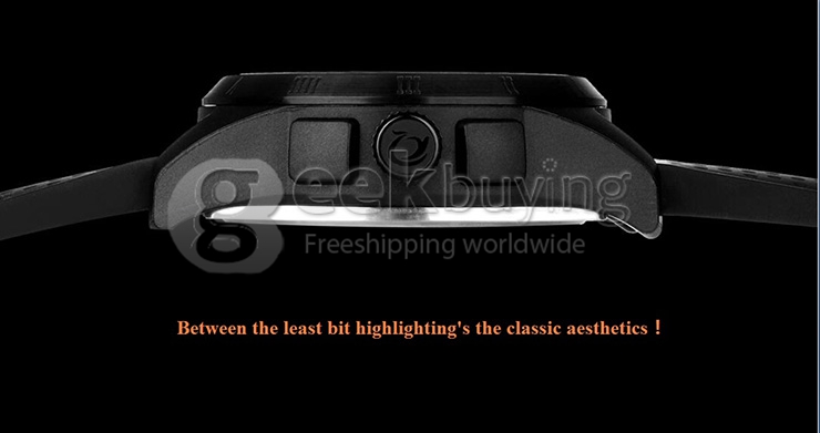 iMacwear Unik Classic BT4.0 Waterproof 50M Smart Watch with Citizen Miyota For iPhone/Android - Black