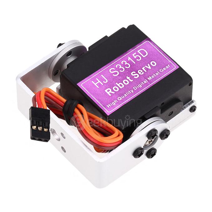 HJ S3315D High Performance Full Metal 15KG Torque 180 Degrees Rotating Brushless Motor Digital Robot Servo With Straight Mounting