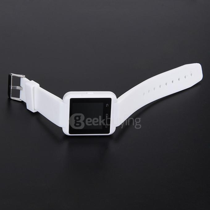 U8 U Watch MTK Bluetooth Smart Watch for iPhone Samsung S4/Note5 Android Smartphones - White