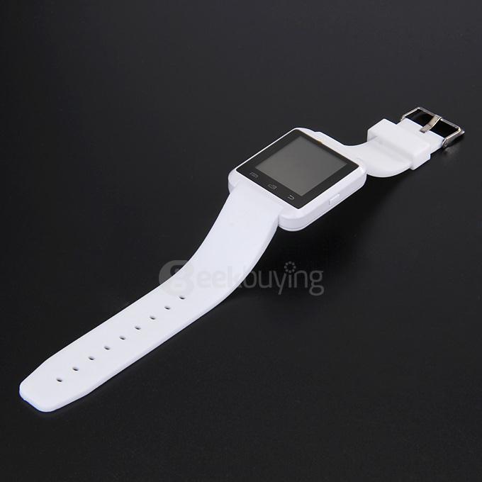 U8 U Watch MTK Bluetooth Smart Watch for iPhone Samsung S4/Note5 Android Smartphones - White